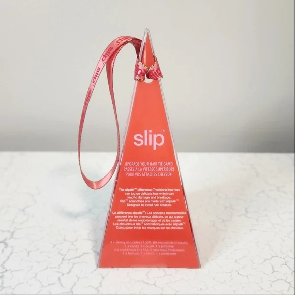 Slip Skinny Scrunchie Pink Trio Ornament ~ NWT - Picture 3 of 4